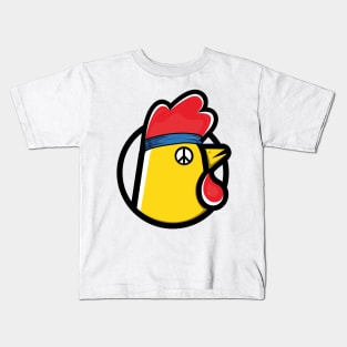 Hippie Chicken Kids T-Shirt